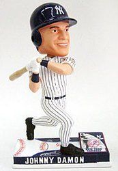 New York Yankees Johnny Damon Forever Collectibles On Field Bobblehead