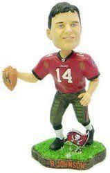 Tampa Bay Buccaneers Brad Johnson Game Worn Forever Collectibles Bobblehead