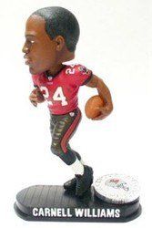 Tampa Bay Buccaneers Carnell Williams Forever Collectibles Black Base Bobblehead