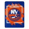 Islanders OFFICIAL NHL "Run" Micro Raschel Throw Blanket;  46" x 60"