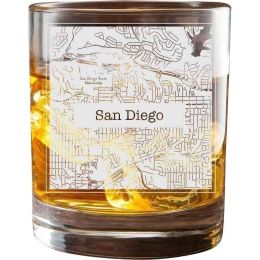 San Diego College Town Glasses (Set of 2)
