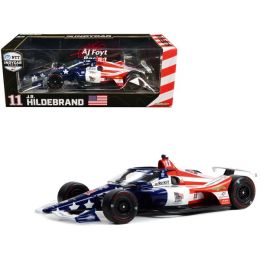 Dallara IndyCar #11 J.R. Hildebrand "ABC Supply" A. J. Foyt Enterprises "NTT IndyCar Series" (2022) 1/18 Diecast Model Car by Greenlight
