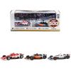 "106th Indianapolis 500" (2022) Podium Set of 3 IndyCars 1/64 Diecast Model Cars by Greenlight
