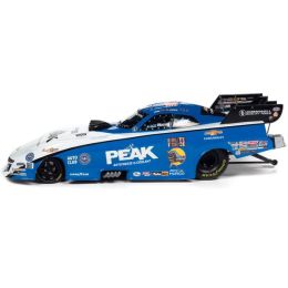 2021 Brute Force Chevrolet Camaro John Force "Peak" NHRA Funny Car "John Force Racing" 1/24 Diecast Model Car by Auto World