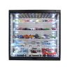 Showcase Wall Mount 5 Tier Display Case with Mirror Back Panel "Mijo Exclusives" for 1/64-1/43 Scale Models