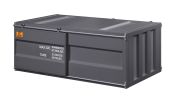 Cargo Coffee Table; Gunmetal 87885