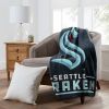 Kraken OFFICIAL NHL "Interference" Raschel Throw Blanket;  50" x 60"