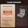 Spanish Cedar Wood Cigar Cooler Humidor Accessory Tools Cigaret Box