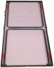 Table Tennis Table Midsize Foldable &amp; Portable Ping Pong Table Set with Net and 2 Ping Pong Paddles for Indoor Outdoor Game