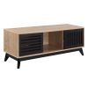 Gamaliel TV Stand in Oak &amp; Espresso Finish LV00858