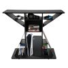 Hub-Atlantic Phoenix Media Stand Entertainment Center for TV; Audio Video Components; Stereo Equipment; Gaming Consoles; Streaming Devices; Black