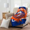 Islanders OFFICIAL NHL "Run" Micro Raschel Throw Blanket;  46" x 60"