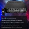 Amplifier Home Audio Receiver Amp Home Stereo System USB Input 3 Mic Aux Mini Amplifier for Speakers Surround Sound 5 Core AMP 40W-UTX-DLX