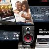 Amplifier Home Audio Receiver Amp Home Stereo System USB Input 3 Mic Aux Mini Amplifier for Speakers Surround Sound 5 Core AMP 30W-UTX-DLX
