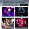 Amplifier Home Audio Receiver Amp Home Stereo System USB Input 3 Mic Aux Mini Amplifier for Speakers Surround Sound 5 Core AMP 40W-UTX-DLX