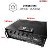 Amplifier Home Audio Receiver Amp Home Stereo System USB Input 3 Mic Aux Mini Amplifier for Speakers Surround Sound 5 Core AMP 40W-UTX-DLX