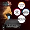 Amplifier Home Audio Receiver Amp Home Stereo System USB Input 3 Mic Aux Mini Amplifier for Speakers Surround Sound 5 Core AMP 40W-UTX-DLX