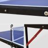 Table Tennis Table Midsize Foldable &amp; Portable Ping Pong Table Set with Net and 2 Ping Pong Paddles for Indoor Outdoor Game