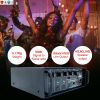 Amplifier Home Audio Receiver Amp Home Stereo System USB Input 3 Mic Aux Mini Amplifier for Speakers Surround Sound 5 Core AMP 30W-UTX-DLX