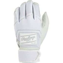 Rawlings Workhorse Batting Gloves-White-S