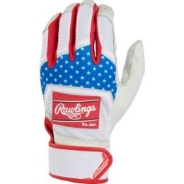 Rawlings Youth Workhorse Batting Gloves-USA-M