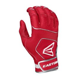 Easton Walk-Off NX Baseball Batting Gloves-Youth-L-Red