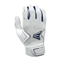 Easton Ghost Fastpitch Batting Gloves-White-Navy-XL