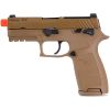 Sig Sauer AIRSOFT PROFORCE M18 6MM SEMI GREEN GAS FIXED WHITE DOT SIGHTS CYT POLYMER 20RD MA