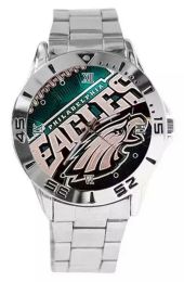 NFL Men's Steel Band Quartz Watch (Color: 3)