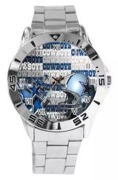 NFL Men's Steel Band Quartz Watch (Color: 6)