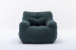 Soft Tufted foam bean bag chair with Teddy fabric