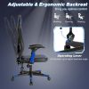 Gaming Chair with Adjustable Mesh Back