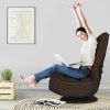 5-Position Folding Floor Gaming Chair
