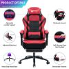 Vanbow.Seat Height Adjustable Swivel Racing Office Computer Ergonomic Video Game Chair