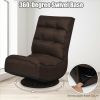 5-Position Folding Floor Gaming Chair