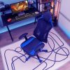 Gaming Chair with Adjustable Mesh Back