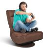 5-Position Folding Floor Gaming Chair