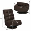 5-Position Folding Floor Gaming Chair