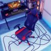 Gaming Chair with Adjustable Mesh Back