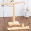 Ring Toss Game Party Drinking Game Wooden Ring Toss Hooks Fast-paced Interactive Game for Bars Home Board Games Pinball