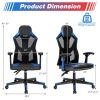 Gaming Chair with Adjustable Mesh Back