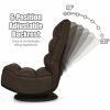 5-Position Folding Floor Gaming Chair