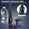 Gaming Chair with Adjustable Mesh Back