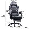 Seat Height Adjustable Swivel Racing Office Computer Ergonomic Video Game Chair