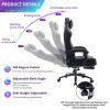 Adjustable Swivel Racing Office Computer Ergonomic Video Game Chair