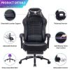 Adjustable Swivel Racing Office Computer Ergonomic Video Game Chair